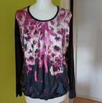 Mooie zwart/roze top van Frank Walder maat 40, Maat 38/40 (M), Zwart, Ophalen of Verzenden, Zo goed als nieuw