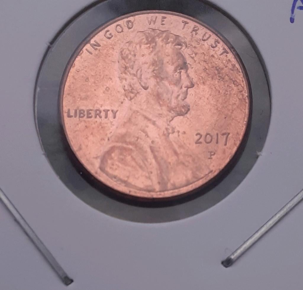 Amerikaanse munt 2017-P Lincoln cent, Ophalen of Verzenden, Losse munt