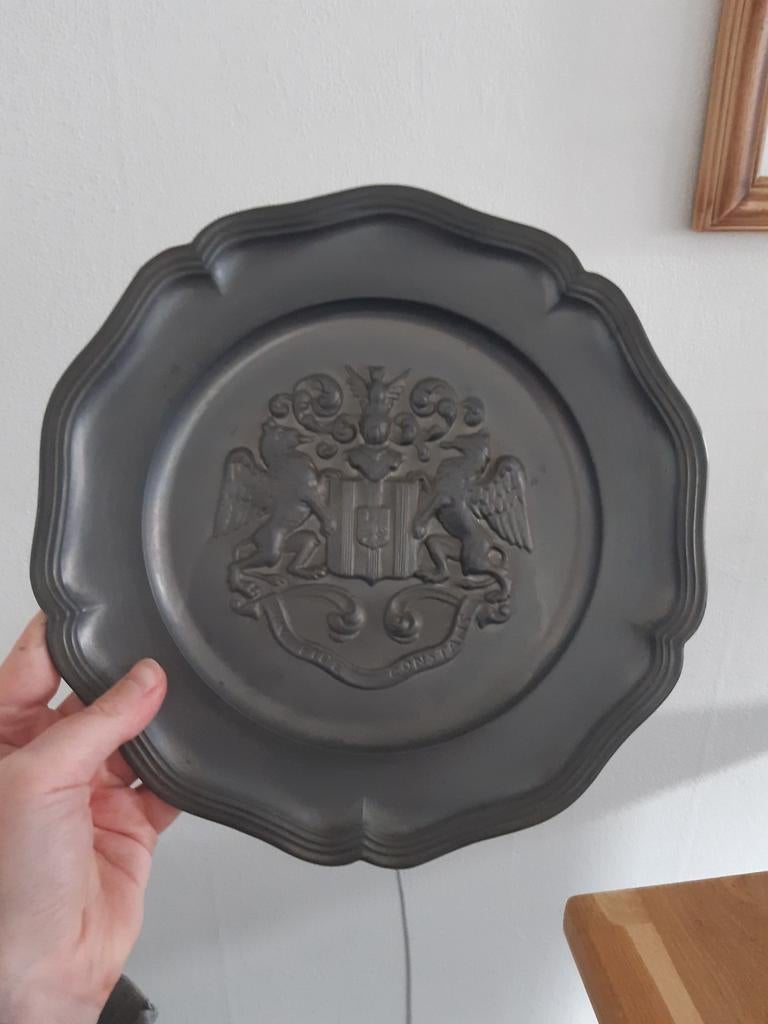 Wandbord met wapenschild Mechelen (3 stuks), Antiek en Kunst, Ophalen