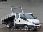 Iveco Daily 35C21 3-Zijdige Kipper Dubbel Cabine 210PK 3.0L, Auto's, Automaat, Stof, Euro 6, Iveco