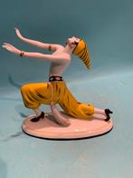 Art Nouveau Beeld orientaalse Flapper Danseres Porselein, Ophalen of Verzenden