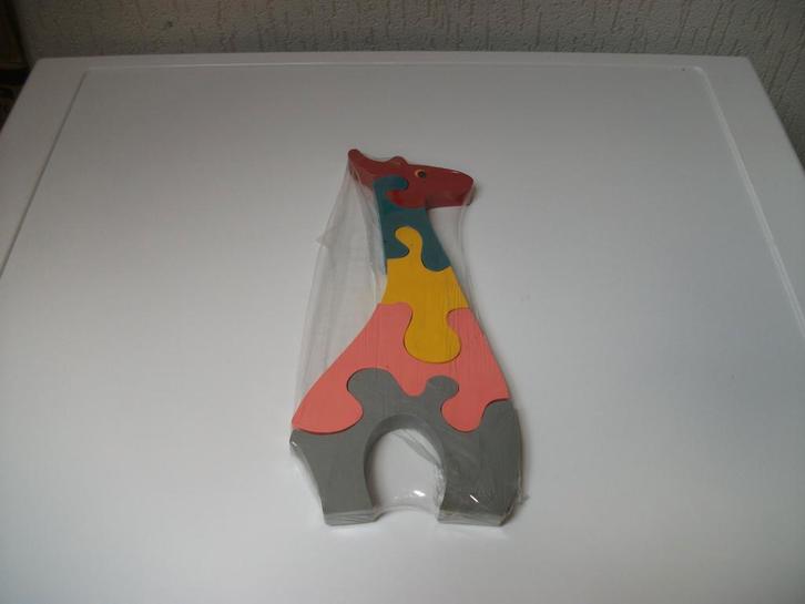 Puzzel Giraf, Kinderen en Baby's, Speelgoed | Houten speelgoed, Gebruikt, Ophalen of Verzenden