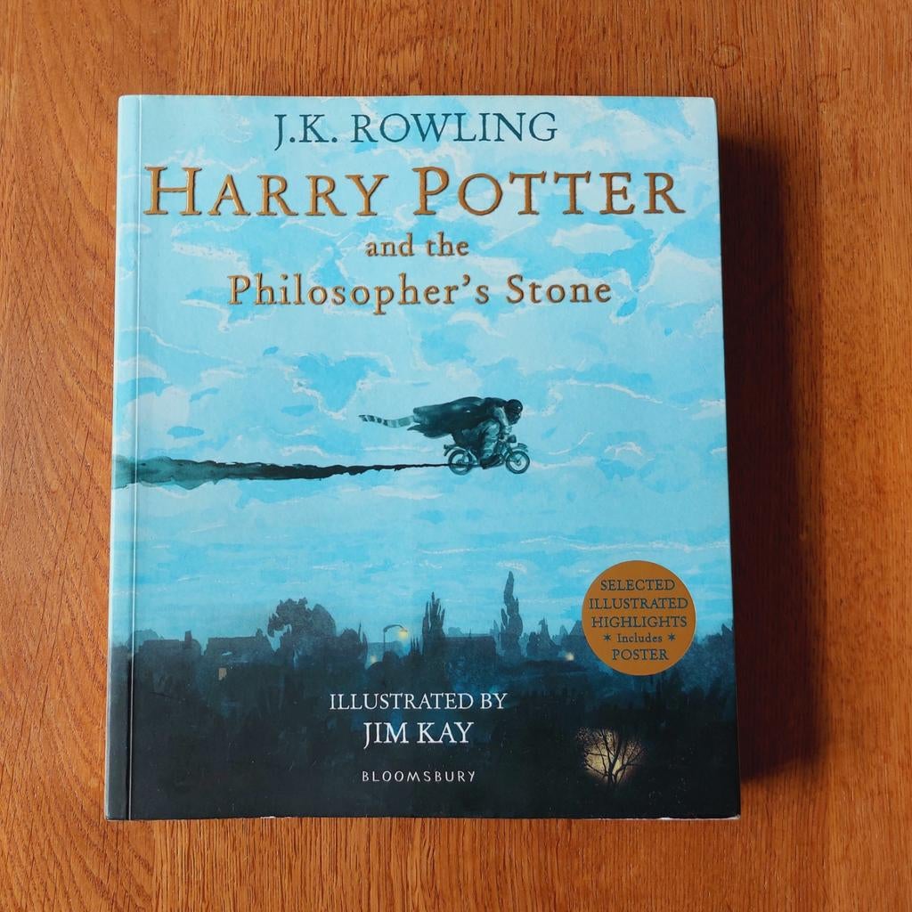 Harry Potter and the Philosopher’s Stone (Illustrated Editio, Boeken, Ophalen of Verzenden, Zo goed als nieuw, J.K. Rowling