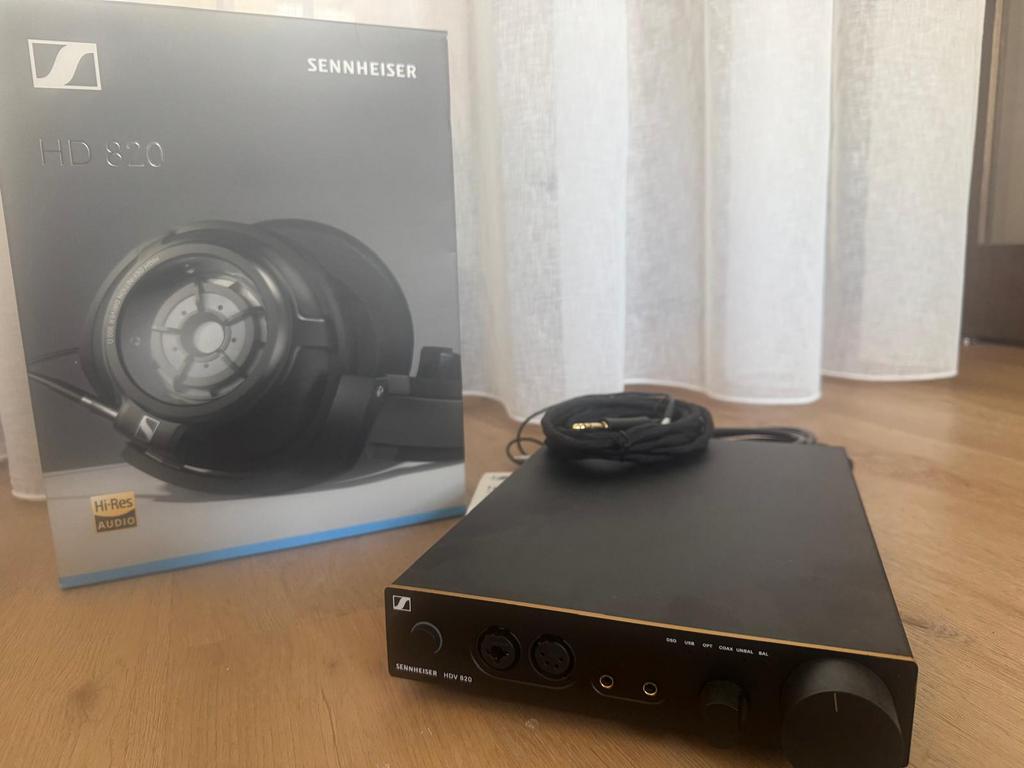 Sennheiser HD 820 + HDV 820 Limited Edition – Ongebruikt, Audio, Tv en Foto, Koptelefoons, Ophalen of Verzenden, Zo goed als nieuw