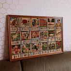 Vintage borduurwerk / kruissteek – ABC schoolplaat, Verzamelen, Ophalen of Verzenden, Gebruikt, Overige onderwerpen