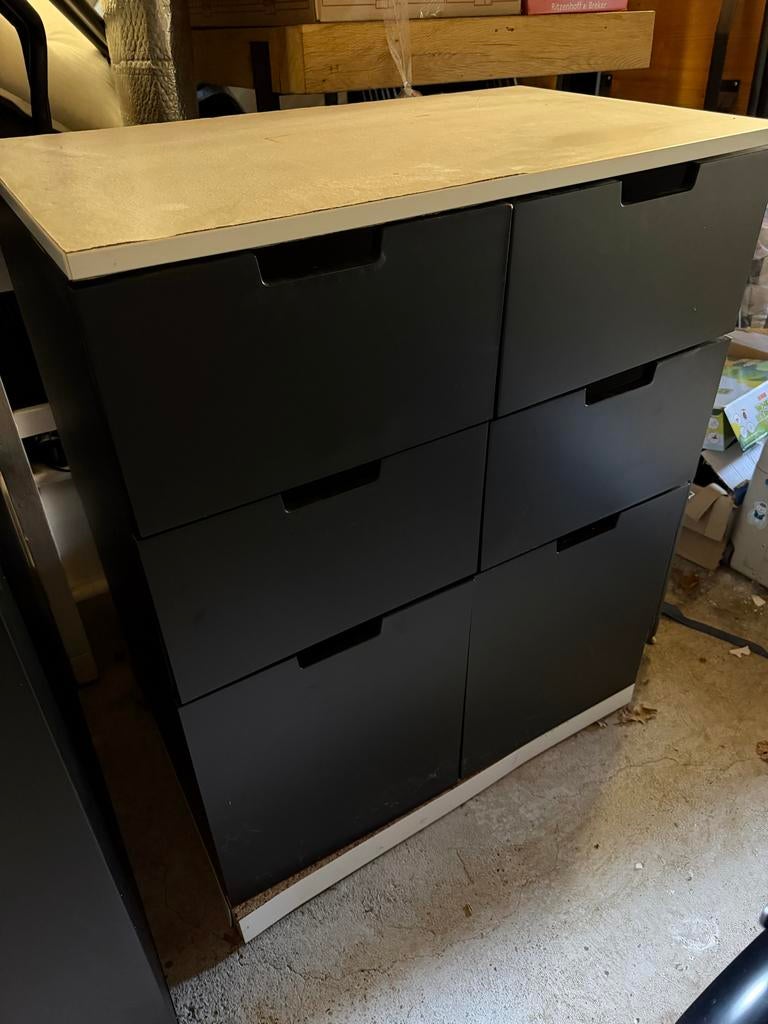 IKEA Nordli kast met waterschade (boven- en onderkant), Ophalen, Gebruikt