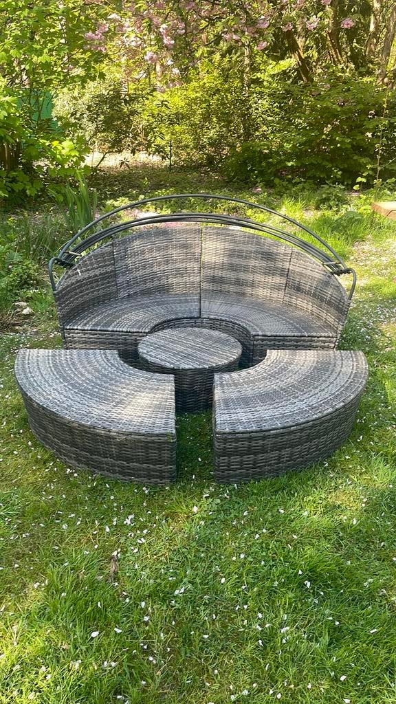 Meubel rond tuin, Ophalen of Verzenden, Zo goed als nieuw