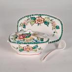 Vintage sauskom op schotel - Anfora Agueda Portugal 1980's, Ophalen of Verzenden