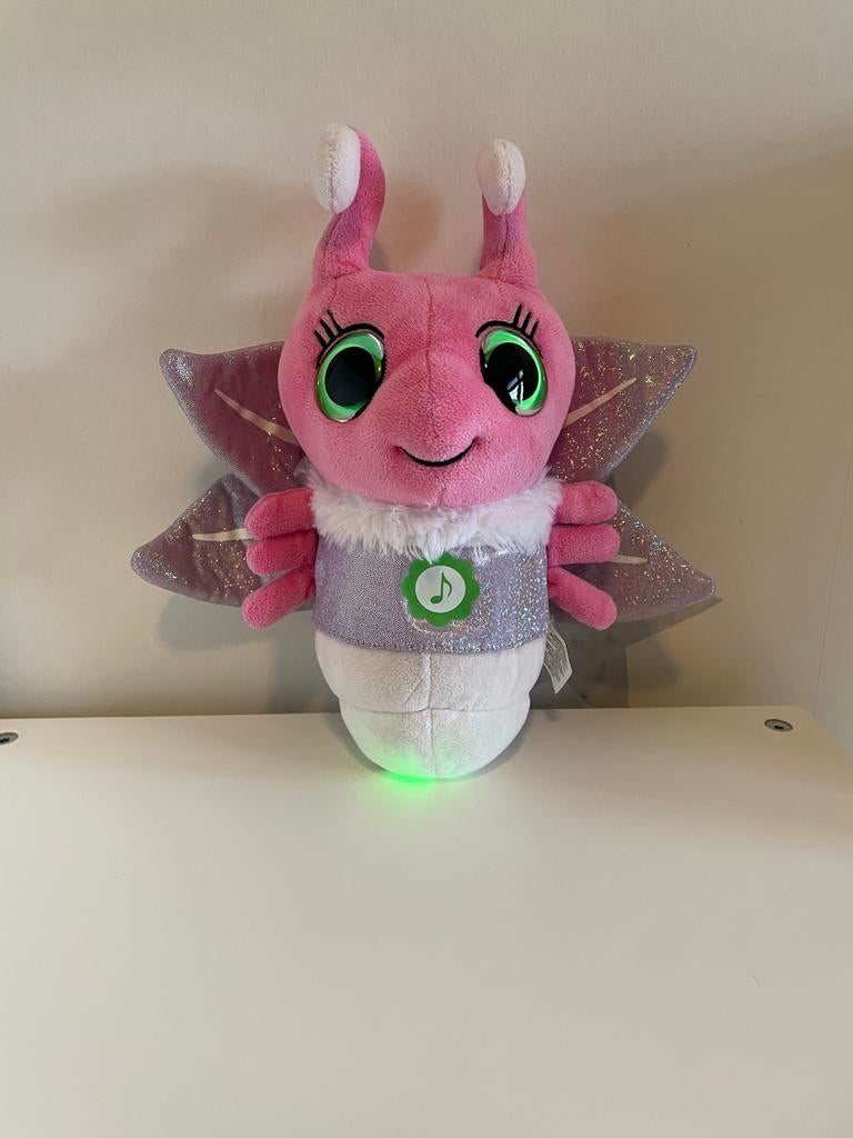 Glowies firefly geluid en lichtgevende knuffel €5, Kinderen en Baby's, Speelgoed | Knuffels en Pluche, Gebruikt, Met geluid, Overige typen