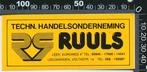 Sticker: Ruuls Technische Handelsonderneming - Leek, Ophalen of Verzenden, Zo goed als nieuw, Bedrijf of Vereniging