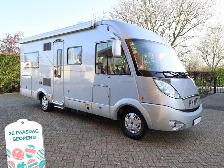 Hymer B 654 SL 3L 160 pk | Frans bed + hefbed, Caravans en Kamperen, Campers, Bedrijf, tot en met 4, Integraal, Hymer, Fiat, Diesel
