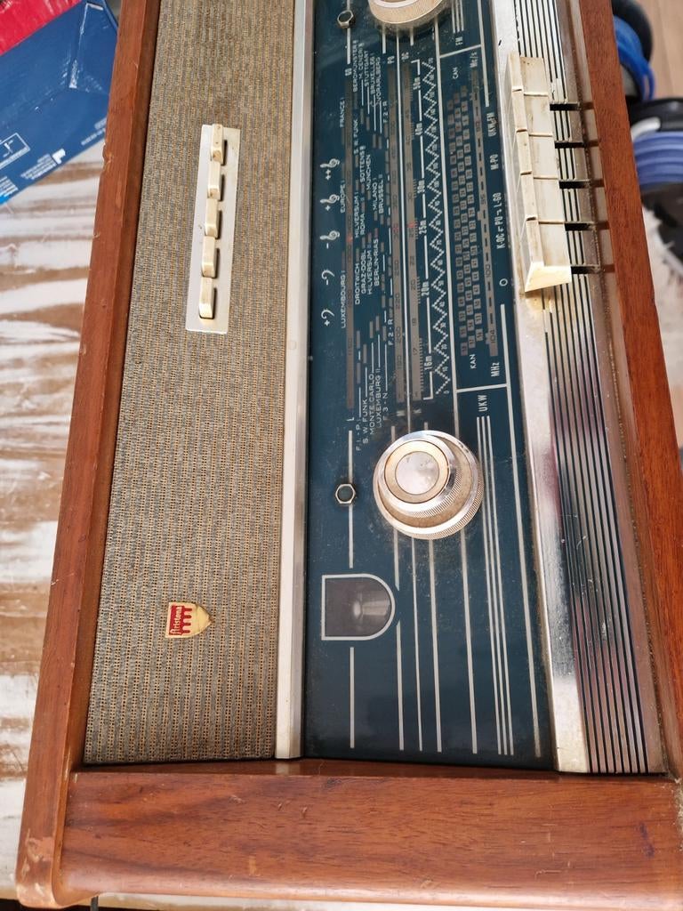 Vintage Albatros buizenradio Klassieke radio, Ophalen of Verzenden, Gebruikt, Radio