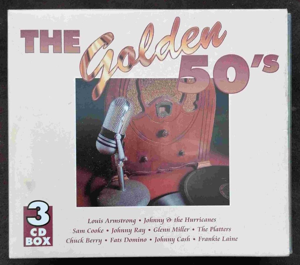 3CD box The Golden 50's, Ophalen of Verzenden, Zo goed als nieuw, Pop