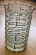 Kaarshouder kandelaarlicht kandelaar glas windlicht, Ophalen of Verzenden, Zo goed als nieuw