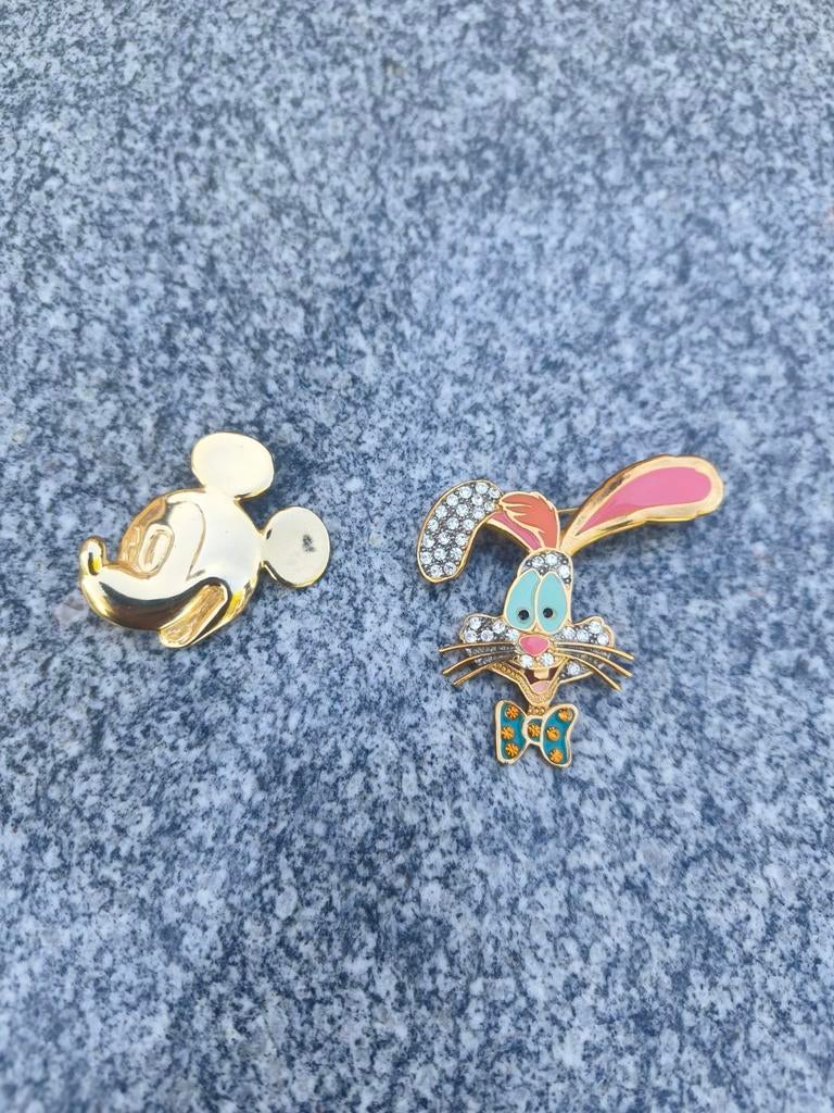 Disney vintage sieraden broches, Ophalen of Verzenden, Zo goed als nieuw, Minder dan 4 cm, Overige materialen