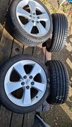 Toyota Auris (2007-2012) 4 banden + velgen zie foto's., Auto-onderdelen, Banden en Velgen, Ophalen of Verzenden, Gebruikt