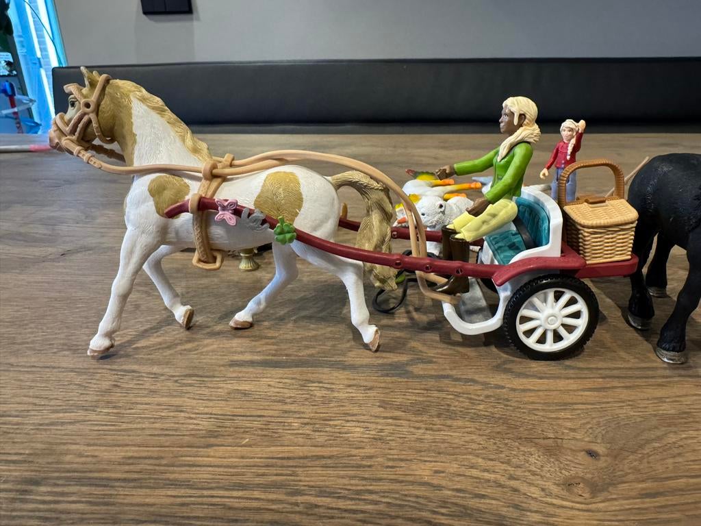 Schleich paardjes en div accessoires, Ophalen of Verzenden, Zo goed als nieuw