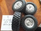 ALU VELGEN MET HEX EN TERREINBANDEN 86X30 MM, Elektro, Auto offroad, Schaal 1:14, Nieuw