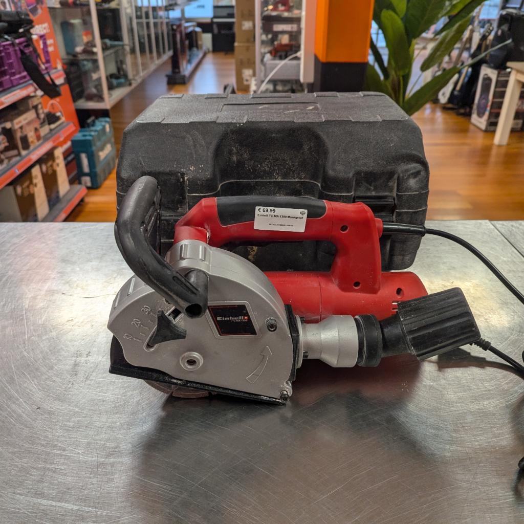 Einhell TC MA 1300 Muurgroef, Einhell, Zo goed als nieuw, Support@einhell.com, Einhell Germany AG, Wiesenweg 22, 
94405 Landau an der Isar
Germany