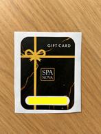 Spa Nova cadeaubon / giftcard – [€189 waarde], Eén persoon, Kortingskaart