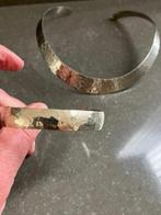 ketting/ spang, Sieraden, Tassen en Uiterlijk, Kettingen, Ophalen of Verzenden, Zo goed als nieuw, Zilver, Overige materialen