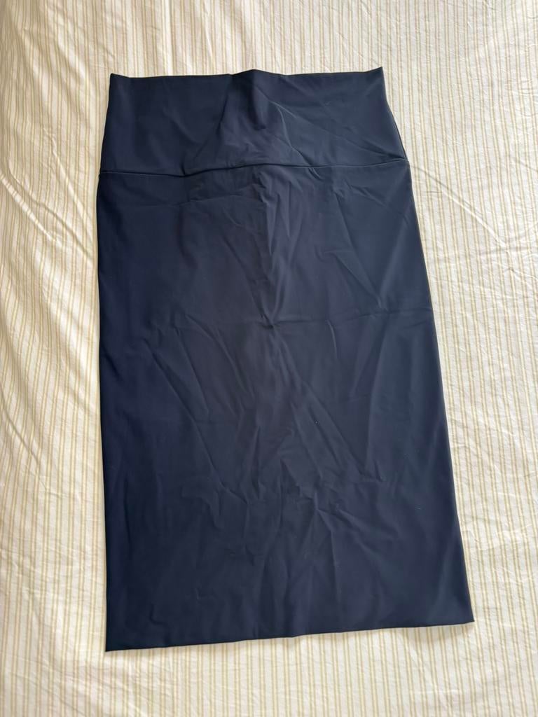 Cassiopee travelstof rok mt L., Kleding | Dames, Maat 38/40 (M), Cassiopee, Zo goed als nieuw, Onder de knie