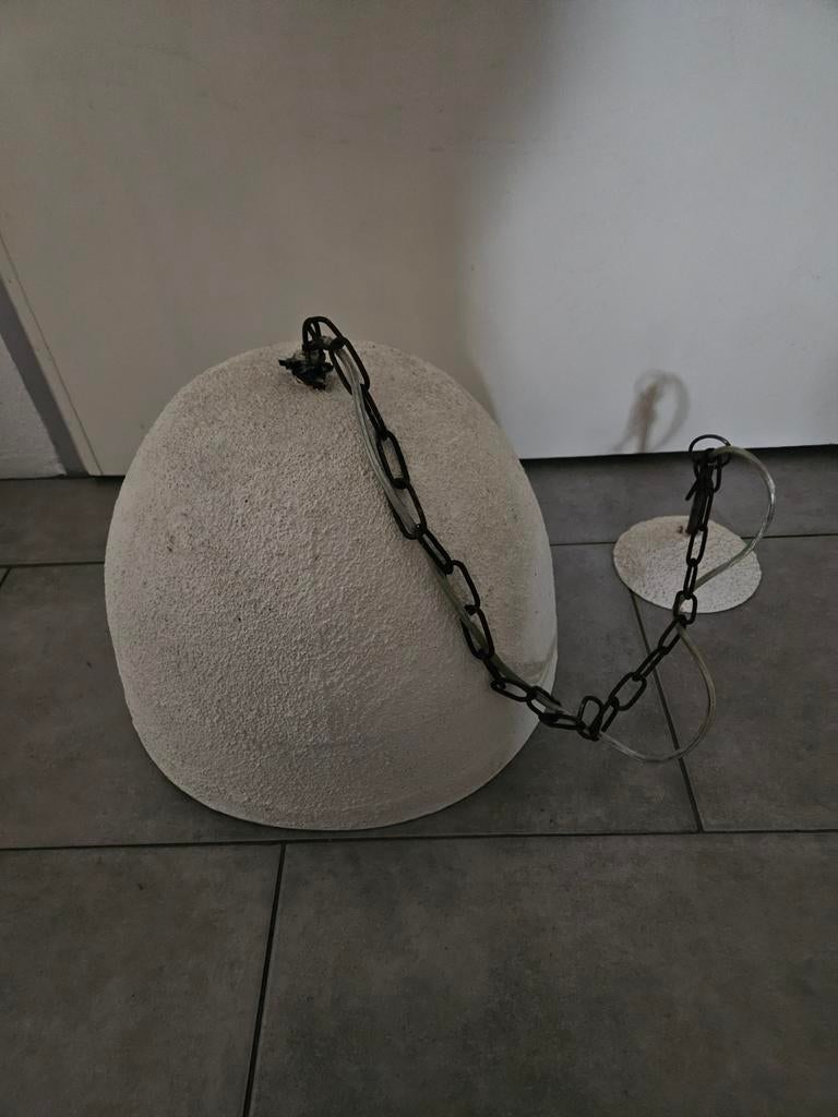 Leuke metalen industriële hanglamp., Ophalen, Zo goed als nieuw, Minder dan 50 cm