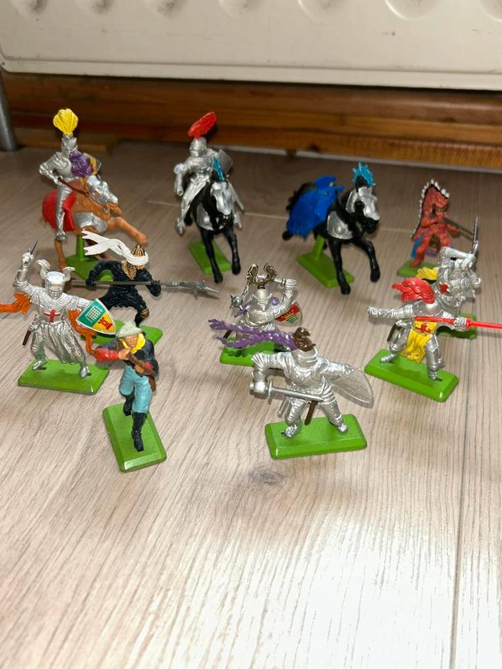 britains deetail ridders en paarden 1971, Verzamelen, Poppetjes en Figuurtjes, Gebruikt, Ophalen of Verzenden