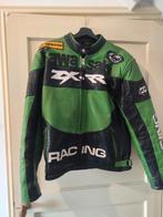Vintage lederen Kawasaki motorjas - maat M, Motoren, Kleding | Motorkleding, Ophalen of Verzenden, Tweedehands, Jas | leer