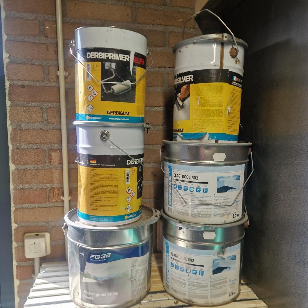 Lijm,primer doorvoeren., Ophalen, Zwart, Overige materialen, 15 m² of meer