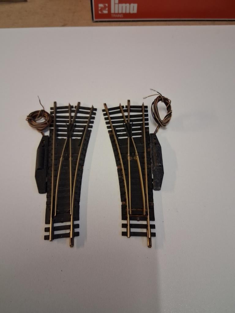 1 set fleischmann 6045 met wisselaandrijving in nieuwstaat., Gelijkstroom, Fleischmann, Rails, Ophalen of Verzenden