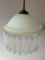 Leuke glazen hanglamp met kralen, Ophalen, Minder dan 50 cm