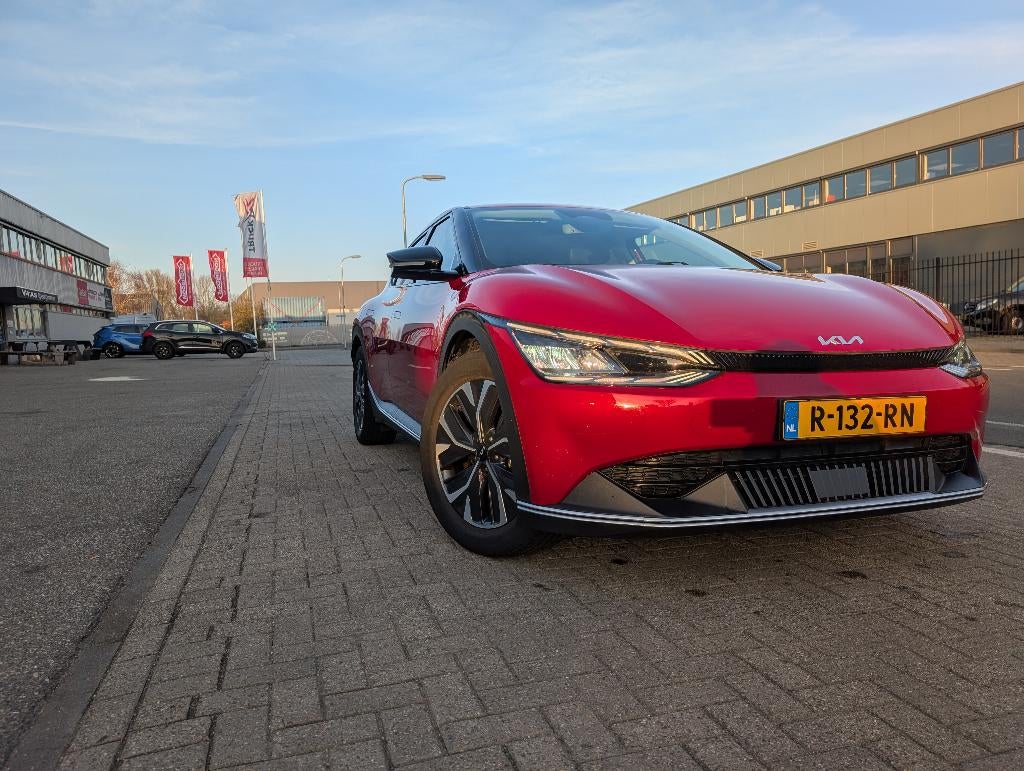 Kia EV6 Air 58kWh | Trekhaak | Dealer ond. | ACC | Garantie, Automaat, Leder en Stof, Elektrisch, 58 kWh