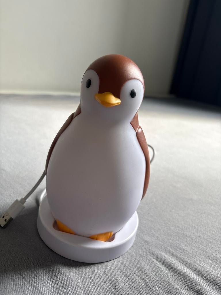 Slaaptrainer Pinguïn met Licht en Geluid, Ophalen of Verzenden, Gebruikt, Overige typen, Met licht