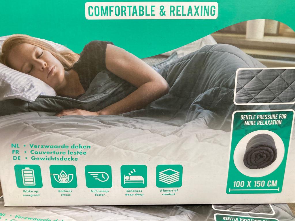 Verzwaringsdeken Eenpersoons - Comfort & Ontspanning, Eenpersoons, Nieuw, Ophalen of Verzenden, Deken of Dekbed