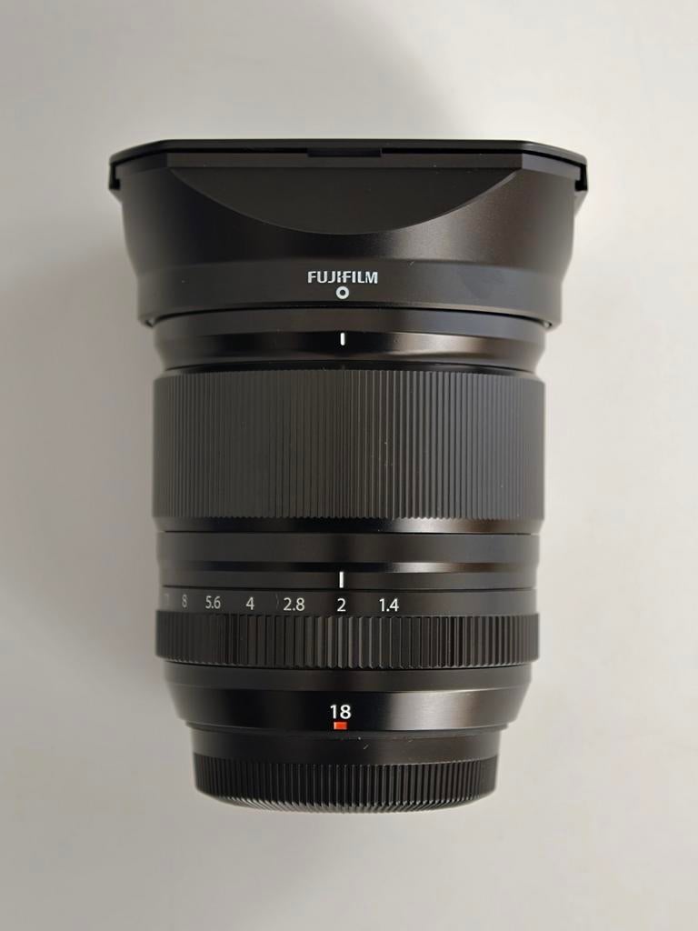 Fujifilm 18mm 1.4 Lens with Square Cap, Audio, Tv en Foto, Fotografie | Lenzen en Objectieven, Ophalen, Standaardlens