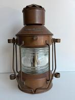 Olielamp / Scheepslantaarn Ankerlicht messing/koper 33 cm, Ophalen of Verzenden, Gebruikt, Overige typen