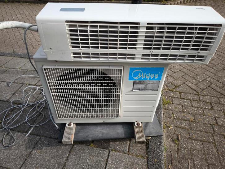 Midea 5 kw buitenunit, goed werkend!, Witgoed en Apparatuur, Airco's, Gebruikt, Wandairco, 100 m³ of groter, 3 snelheden of meer