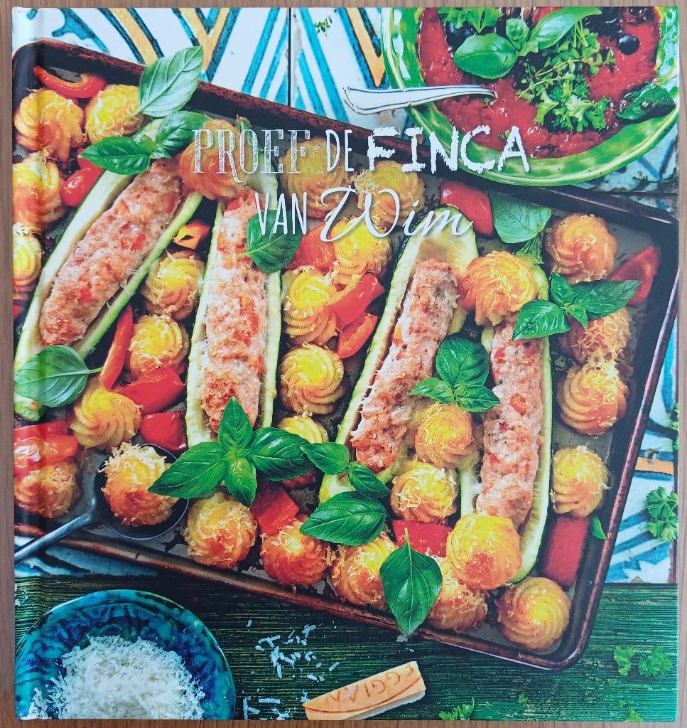 2+1 GRATIS! Proef de finca van Wim - kookboek, Ophalen of Verzenden, Zo goed als nieuw, Spanje, Hoofdgerechten