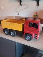 Mooie Bruder vrachtwagen met Bobcat het liefste ophalen., Ophalen of Verzenden, Gebruikt