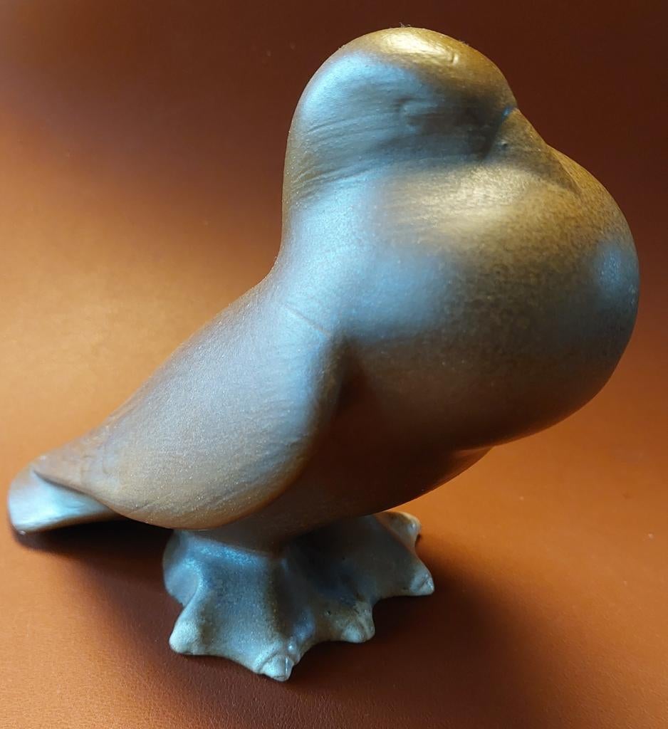 Duif plateel plastiekje, Ophalen of Verzenden