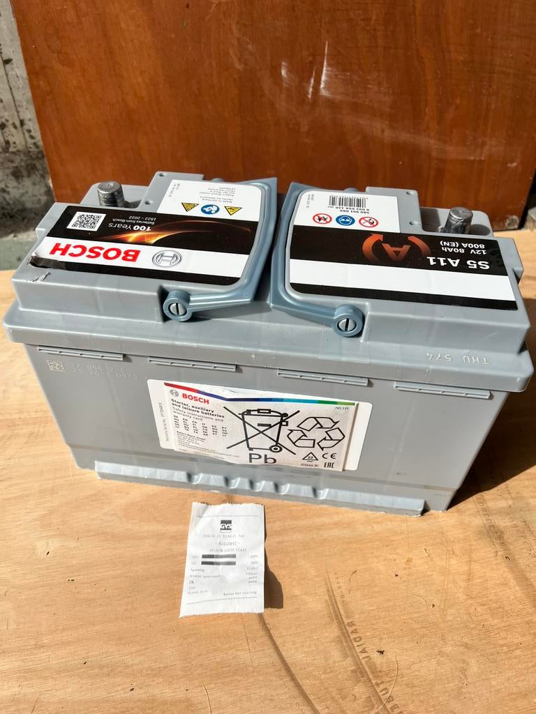 Bosch S5 A11 AMG “ start stop auto accu”, Auto-onderdelen, Accu's en Toebehoren, Ophalen, Nieuw