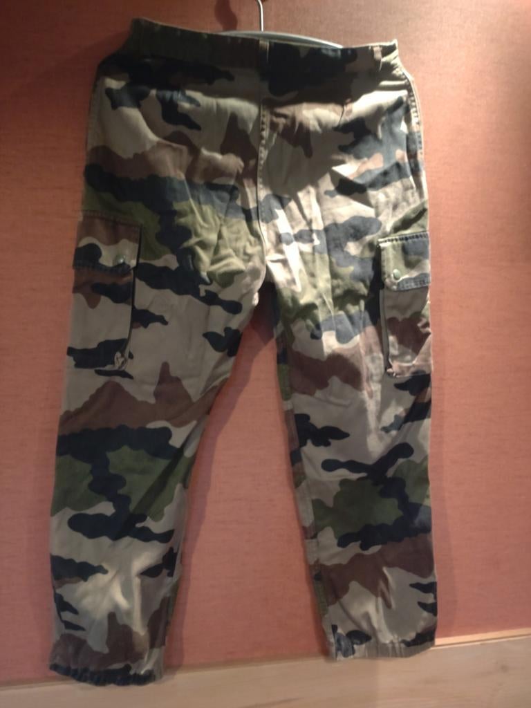 Camouflage pak origineel Frans jas en broek, Ophalen of Verzenden, Landmacht, Nederland, Kleding of Schoenen