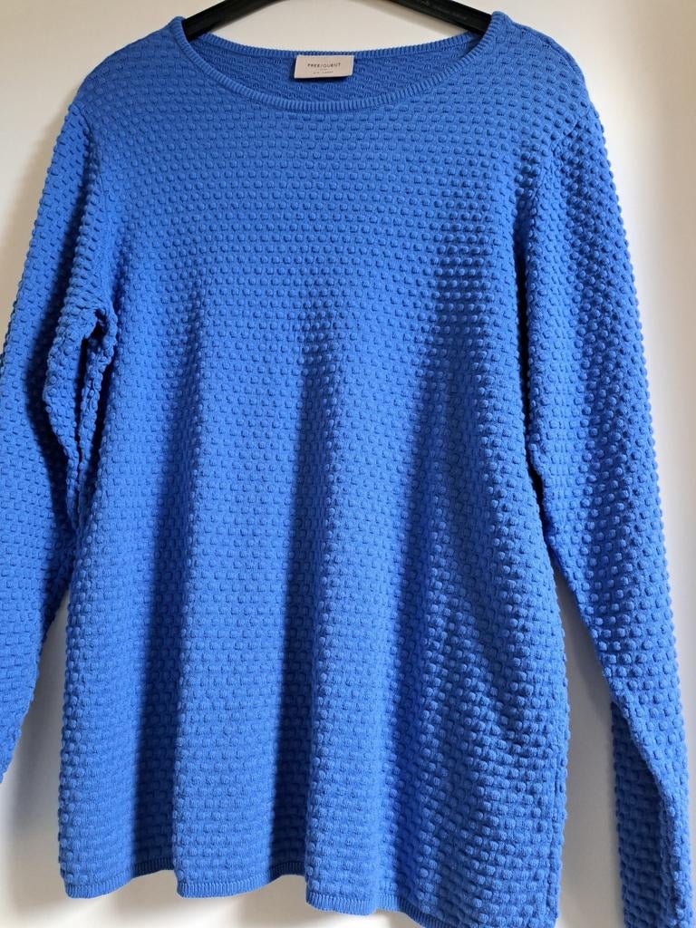 Cobalt blauwe dunne trui free/Quent mt xxl, Kleding | Dames, T-shirts, Blauw, Maat 46/48 (XL) of groter, Ophalen of Verzenden