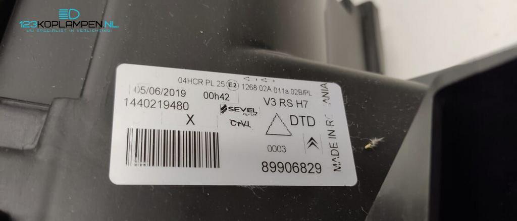 Citroen C8 koplamp rechts, Auto-onderdelen, Gebruikt, -, Ophalen of Verzenden, -