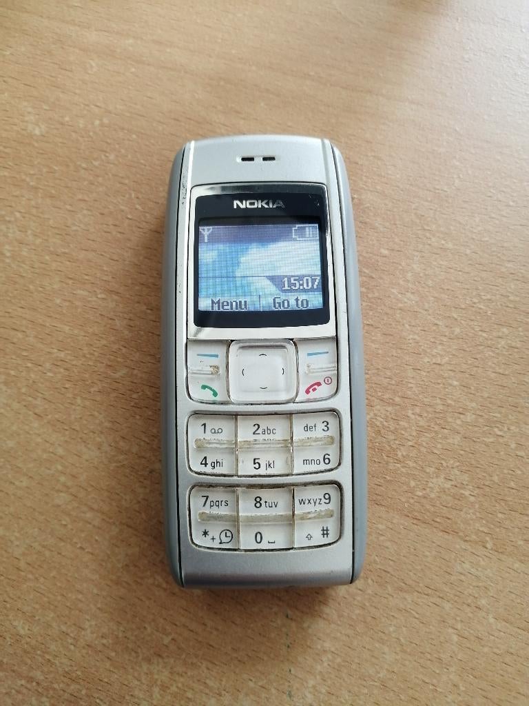MOET NU WEG!! VINTAGE NOKIA 1600 GRIJSZILVER ORIGINEEL GSM, Verzenden, Gebruikt