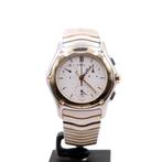 Ebel Classic - Wave Chronograph 18K Gold Bezel, Overige merken, Staal, Polshorloge, Ophalen of Verzenden