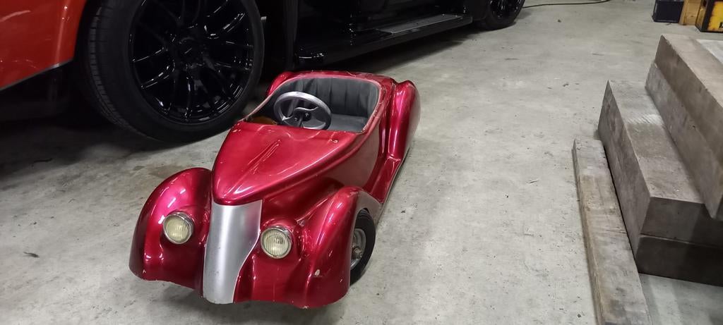 Unieke 1936 Ford Roadster Kinderauto - Rood, Ophalen, Gebruikt