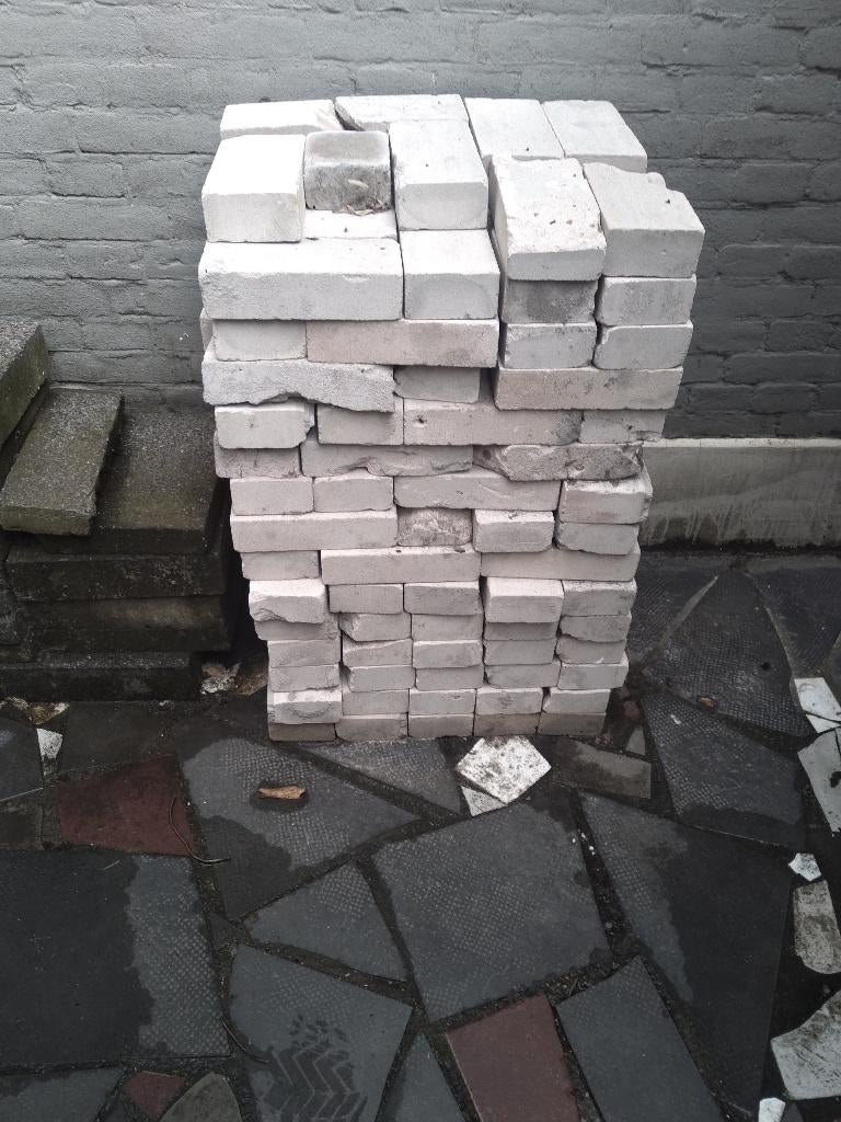ca 120 metselstenen, Ophalen, Gebruikt, Kalkzandstenen