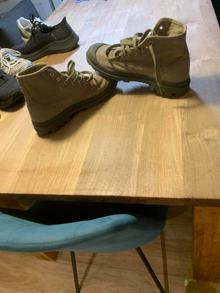 Palladium Pampa Hi Originale Boots - Zo goed als nieuw, Ophalen, Zo goed als nieuw, Beige, Lage of Enkellaarzen